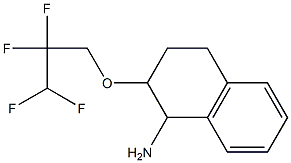 2-(2,2,3,3-tetrafluoropropoxy)-1,2,3,4-tetrahydronaphthalen-1-amine 结构式
