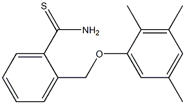 2-(2,3,5-trimethylphenoxymethyl)benzene-1-carbothioamide Struktur