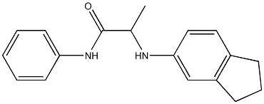 2-(2,3-dihydro-1H-inden-5-ylamino)-N-phenylpropanamide