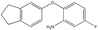 2-(2,3-dihydro-1H-inden-5-yloxy)-5-fluoroaniline