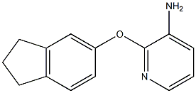 2-(2,3-dihydro-1H-inden-5-yloxy)pyridin-3-amine,,结构式