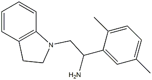 2-(2,3-dihydro-1H-indol-1-yl)-1-(2,5-dimethylphenyl)ethan-1-amine