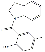 2-(2,3-dihydro-1H-indol-1-ylcarbonyl)-4-methylphenol