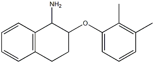 2-(2,3-dimethylphenoxy)-1,2,3,4-tetrahydronaphthalen-1-amine Structure