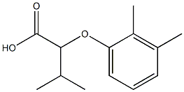 2-(2,3-dimethylphenoxy)-3-methylbutanoic acid,,结构式