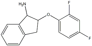 2-(2,4-difluorophenoxy)-2,3-dihydro-1H-inden-1-ylamine Structure