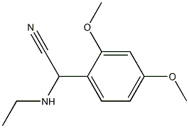  2-(2,4-dimethoxyphenyl)-2-(ethylamino)acetonitrile