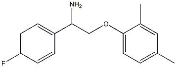 2-(2,4-dimethylphenoxy)-1-(4-fluorophenyl)ethanamine 结构式