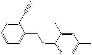 2-(2,4-dimethylphenoxymethyl)benzonitrile 结构式