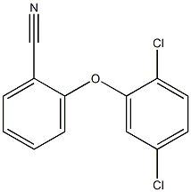 2-(2,5-dichlorophenoxy)benzonitrile Structure