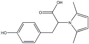 2-(2,5-dimethyl-1H-pyrrol-1-yl)-3-(4-hydroxyphenyl)propanoic acid