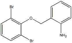 2-(2,6-dibromophenoxymethyl)aniline Struktur