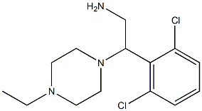 2-(2,6-dichlorophenyl)-2-(4-ethylpiperazin-1-yl)ethan-1-amine Structure