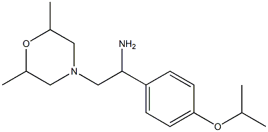 2-(2,6-dimethylmorpholin-4-yl)-1-(4-isopropoxyphenyl)ethanamine