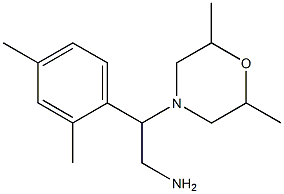  2-(2,6-dimethylmorpholin-4-yl)-2-(2,4-dimethylphenyl)ethanamine