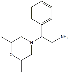 2-(2,6-dimethylmorpholin-4-yl)-2-phenylethan-1-amine Structure