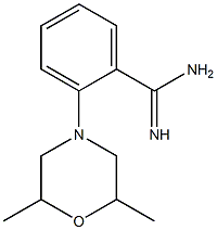 2-(2,6-dimethylmorpholin-4-yl)benzene-1-carboximidamide