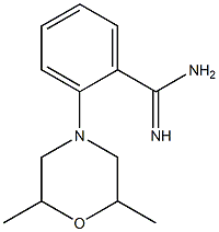 2-(2,6-dimethylmorpholin-4-yl)benzene-1-carboximidamide|