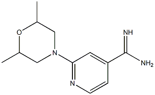 2-(2,6-dimethylmorpholin-4-yl)pyridine-4-carboximidamide