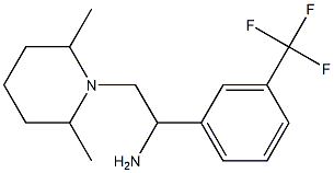 2-(2,6-dimethylpiperidin-1-yl)-1-[3-(trifluoromethyl)phenyl]ethan-1-amine