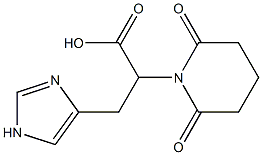 2-(2,6-dioxopiperidin-1-yl)-3-(1H-imidazol-4-yl)propanoic acid|