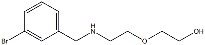 2-(2-{[(3-bromophenyl)methyl]amino}ethoxy)ethan-1-ol Structure