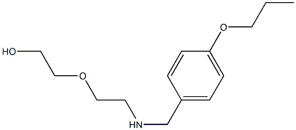 2-(2-{[(4-propoxyphenyl)methyl]amino}ethoxy)ethan-1-ol Structure