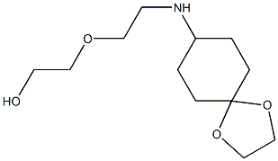 2-(2-{1,4-dioxaspiro[4.5]decan-8-ylamino}ethoxy)ethan-1-ol