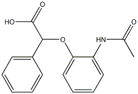 2-(2-acetamidophenoxy)-2-phenylacetic acid Structure