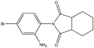 2-(2-amino-4-bromophenyl)-octahydro-1H-isoindole-1,3-dione,,结构式