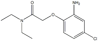 2-(2-amino-4-chlorophenoxy)-N,N-diethylacetamide Structure