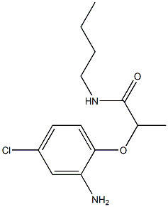 2-(2-amino-4-chlorophenoxy)-N-butylpropanamide|