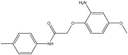 2-(2-amino-4-methoxyphenoxy)-N-(4-methylphenyl)acetamide