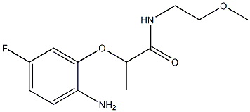 2-(2-amino-5-fluorophenoxy)-N-(2-methoxyethyl)propanamide