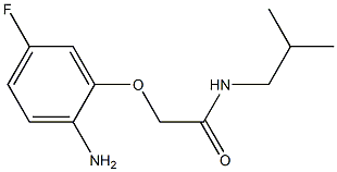  2-(2-amino-5-fluorophenoxy)-N-isobutylacetamide