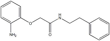 2-(2-aminophenoxy)-N-(2-phenylethyl)acetamide Structure