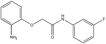 2-(2-aminophenoxy)-N-(3-fluorophenyl)acetamide Structure