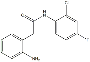 2-(2-aminophenyl)-N-(2-chloro-4-fluorophenyl)acetamide Structure