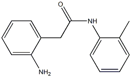 2-(2-aminophenyl)-N-(2-methylphenyl)acetamide,,结构式