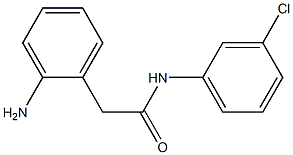 2-(2-aminophenyl)-N-(3-chlorophenyl)acetamide 结构式