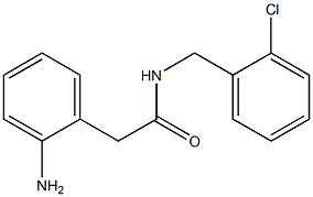 2-(2-aminophenyl)-N-[(2-chlorophenyl)methyl]acetamide