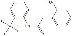 2-(2-aminophenyl)-N-[2-(trifluoromethyl)phenyl]acetamide Structure