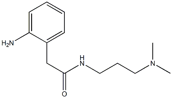 2-(2-aminophenyl)-N-[3-(dimethylamino)propyl]acetamide Structure