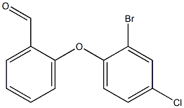 2-(2-bromo-4-chlorophenoxy)benzaldehyde Struktur