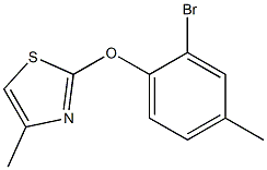 2-(2-bromo-4-methylphenoxy)-4-methyl-1,3-thiazole