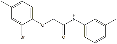 2-(2-bromo-4-methylphenoxy)-N-(3-methylphenyl)acetamide