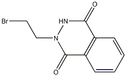 2-(2-bromoethyl)-2,3-dihydrophthalazine-1,4-dione 结构式