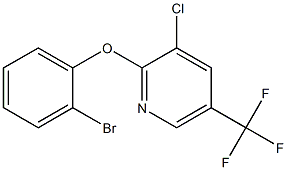 2-(2-bromophenoxy)-3-chloro-5-(trifluoromethyl)pyridine Struktur
