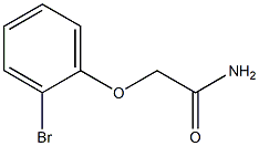 2-(2-bromophenoxy)acetamide 化学構造式