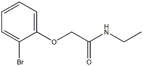 2-(2-bromophenoxy)-N-ethylacetamide Structure